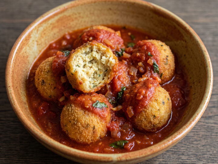 Polpette di pane di Matera al sugo
