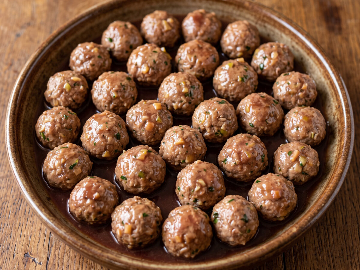 Polpette di vitello alle mele aus dem Trentino