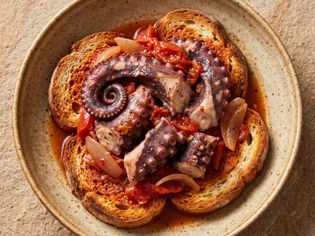 Polpo alla Piombinese – Oktopus aus Piombino