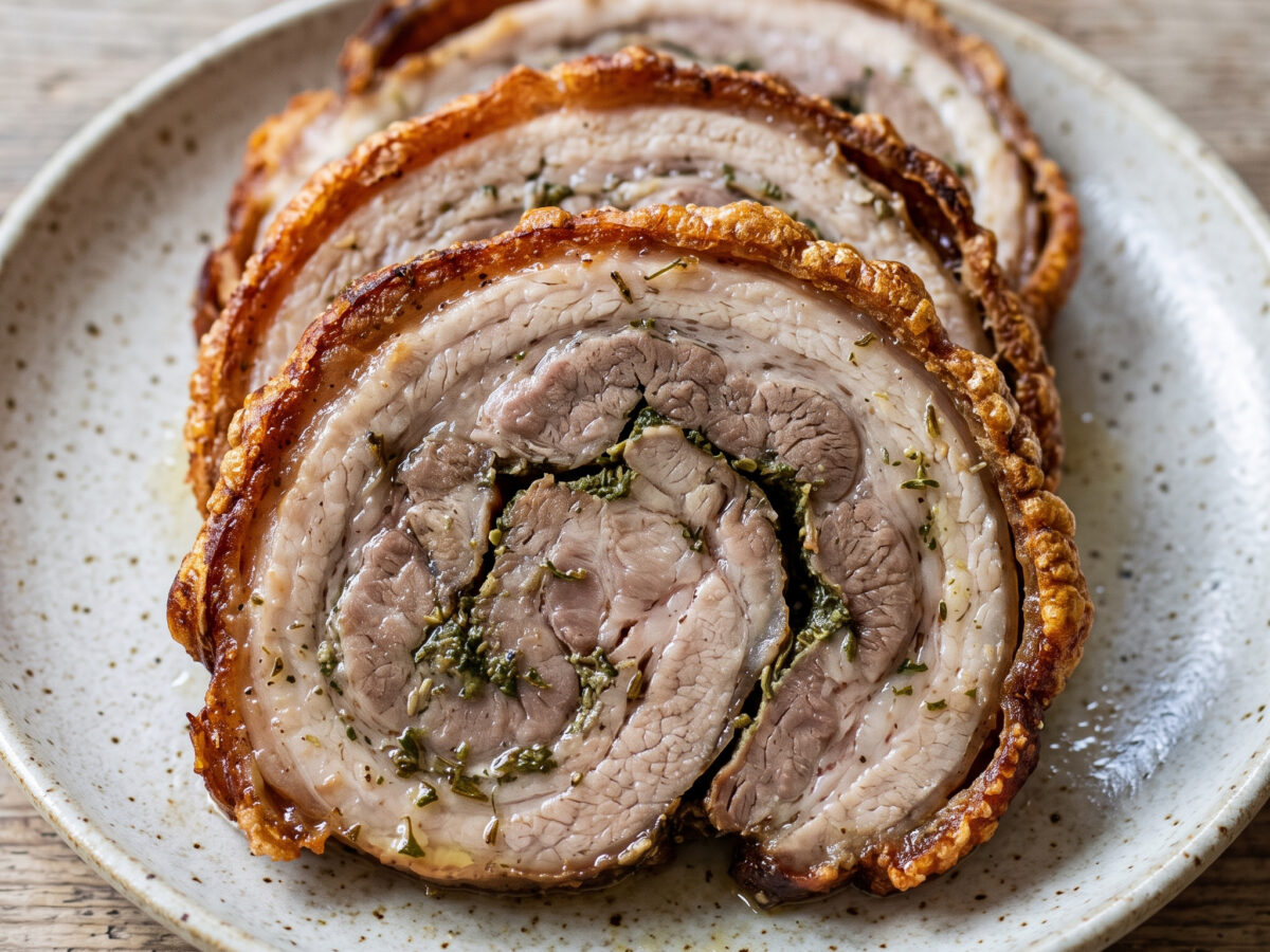 Porchetta marchigiana: Schweinebraten aus den Marken