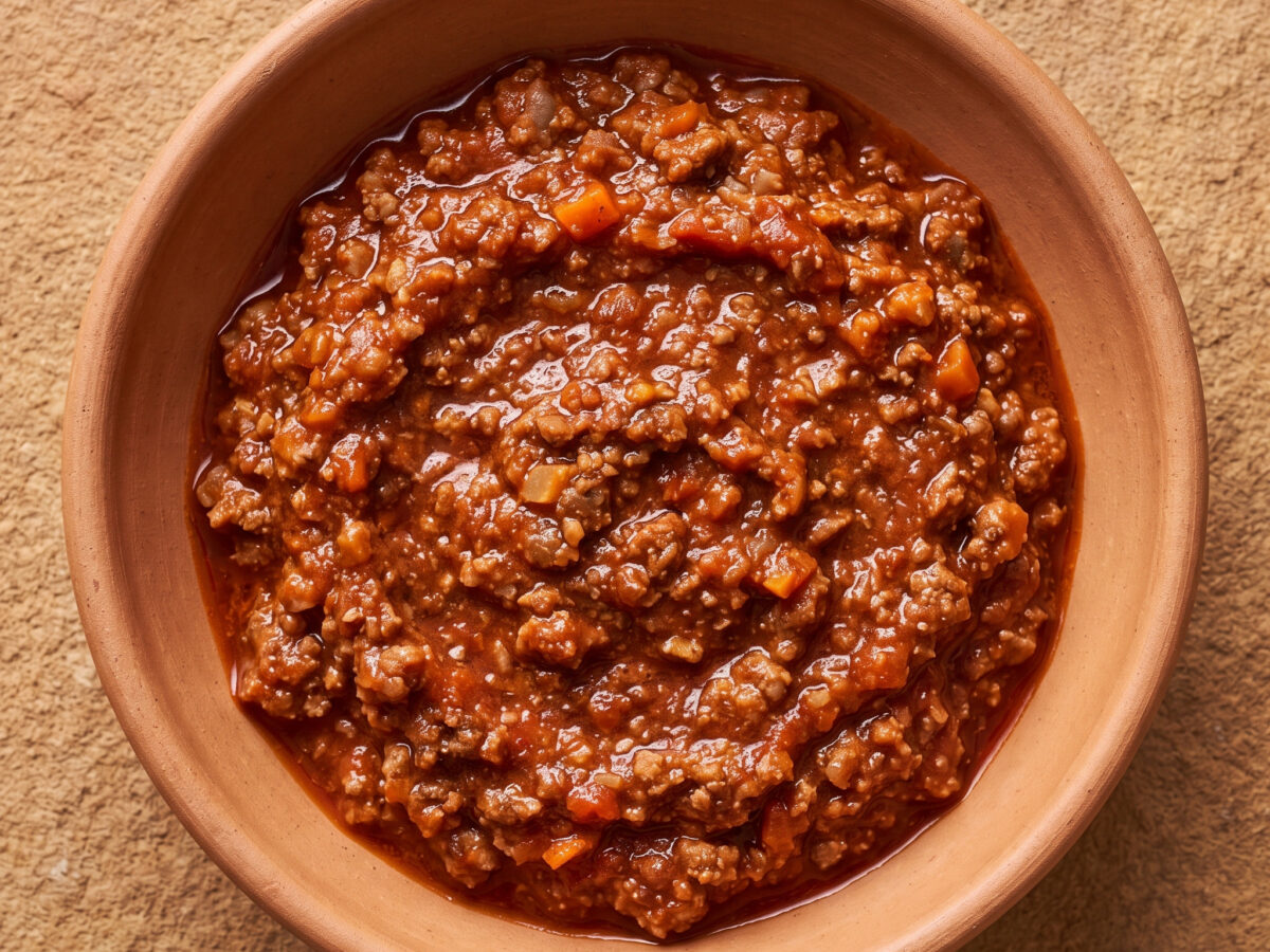 Ragù alla bolognese aus der Emilia-Romagna