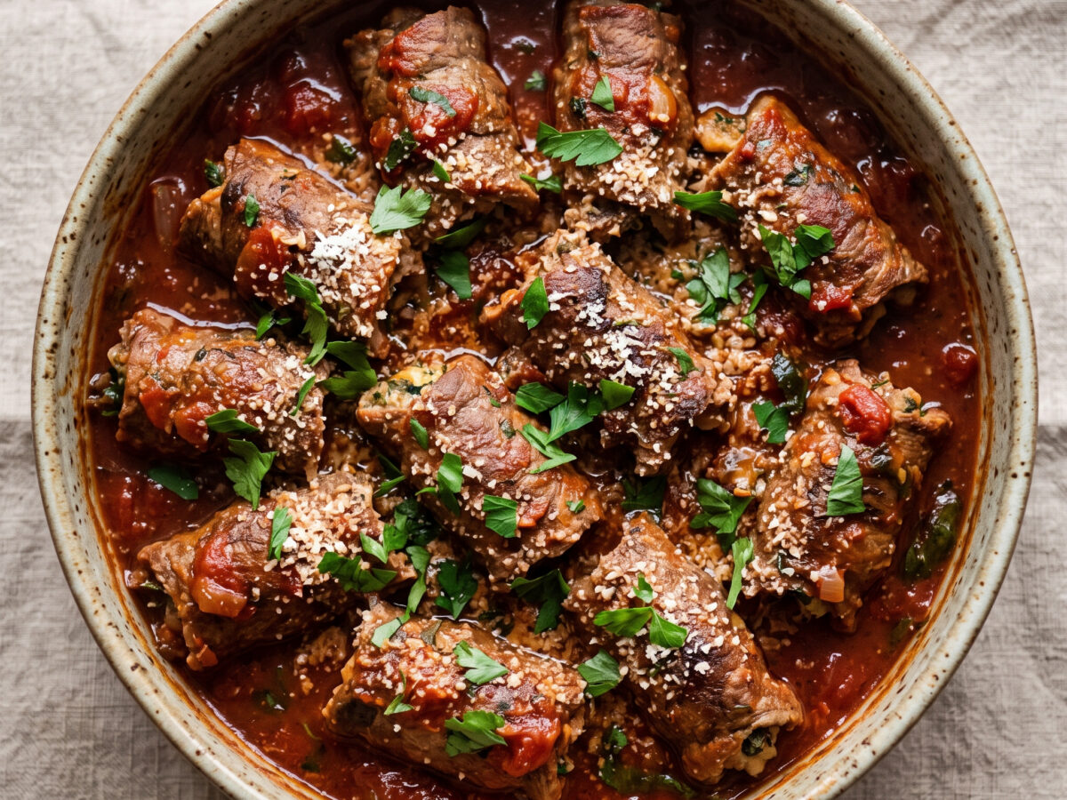 Ragù di braciolette di vitello