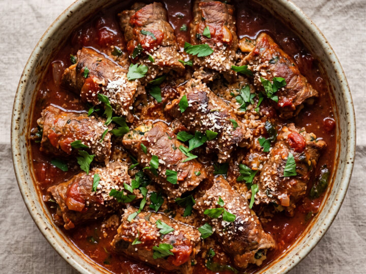 Ragù di braciolette di vitello