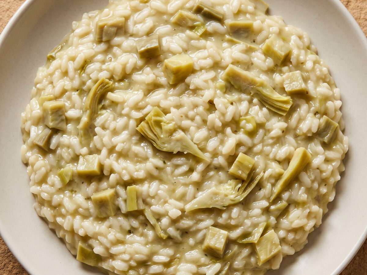Risotto ai carciofi aus Latium