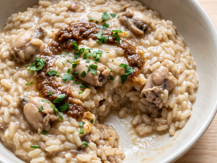 Risotto con le rane della Bassa