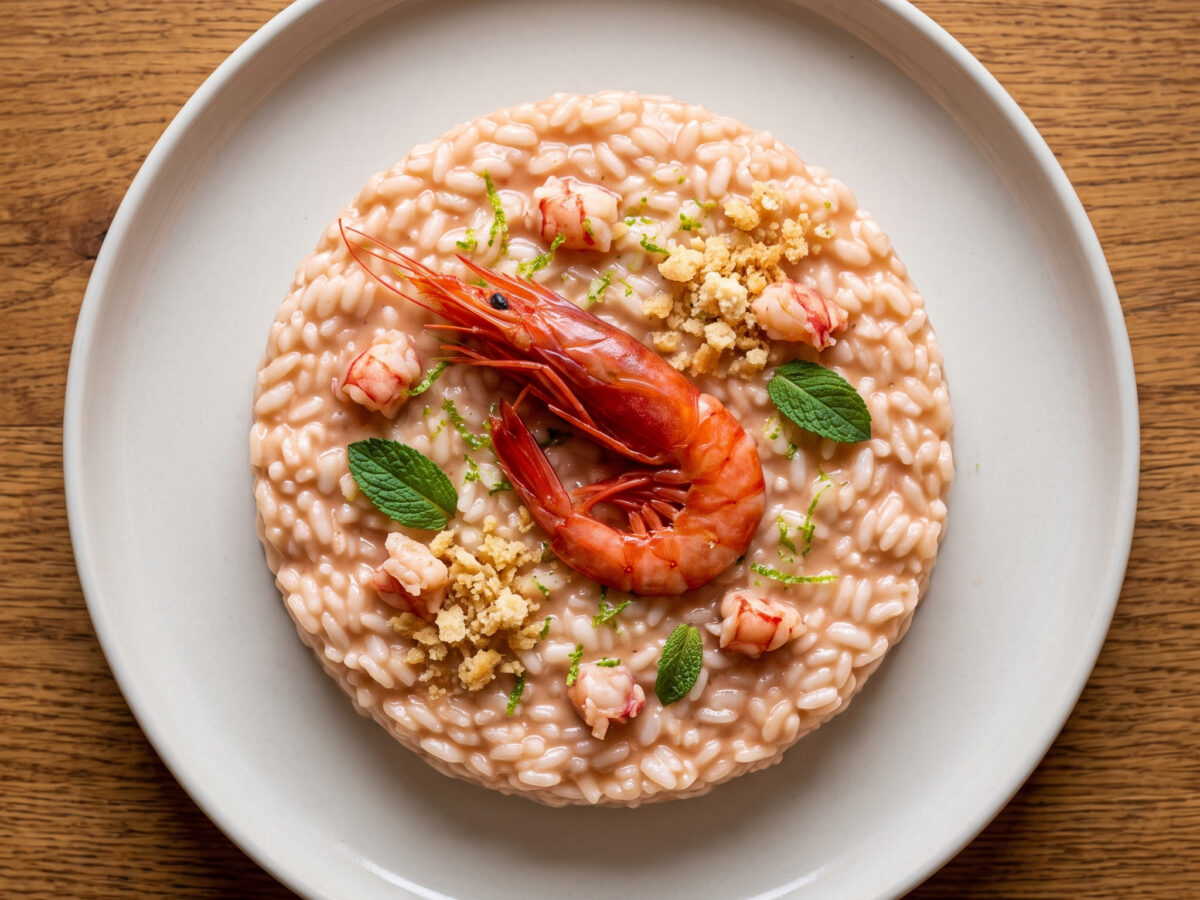 Risotto al gambero rosso di Gallipoli