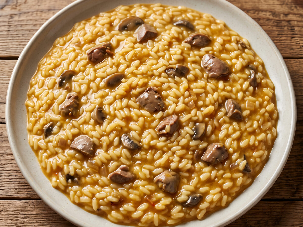 Risotto romagnolesco mit Hühnerleber