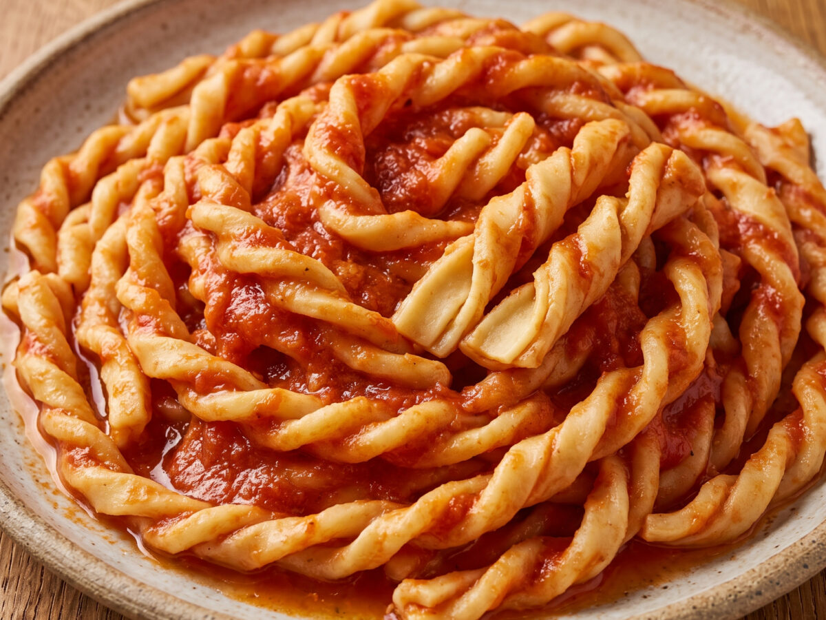 Sagne 'ncannulate al pomodoro