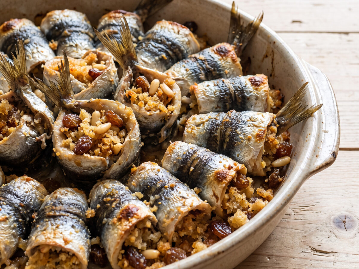 Sarde a beccafico alla palermitana