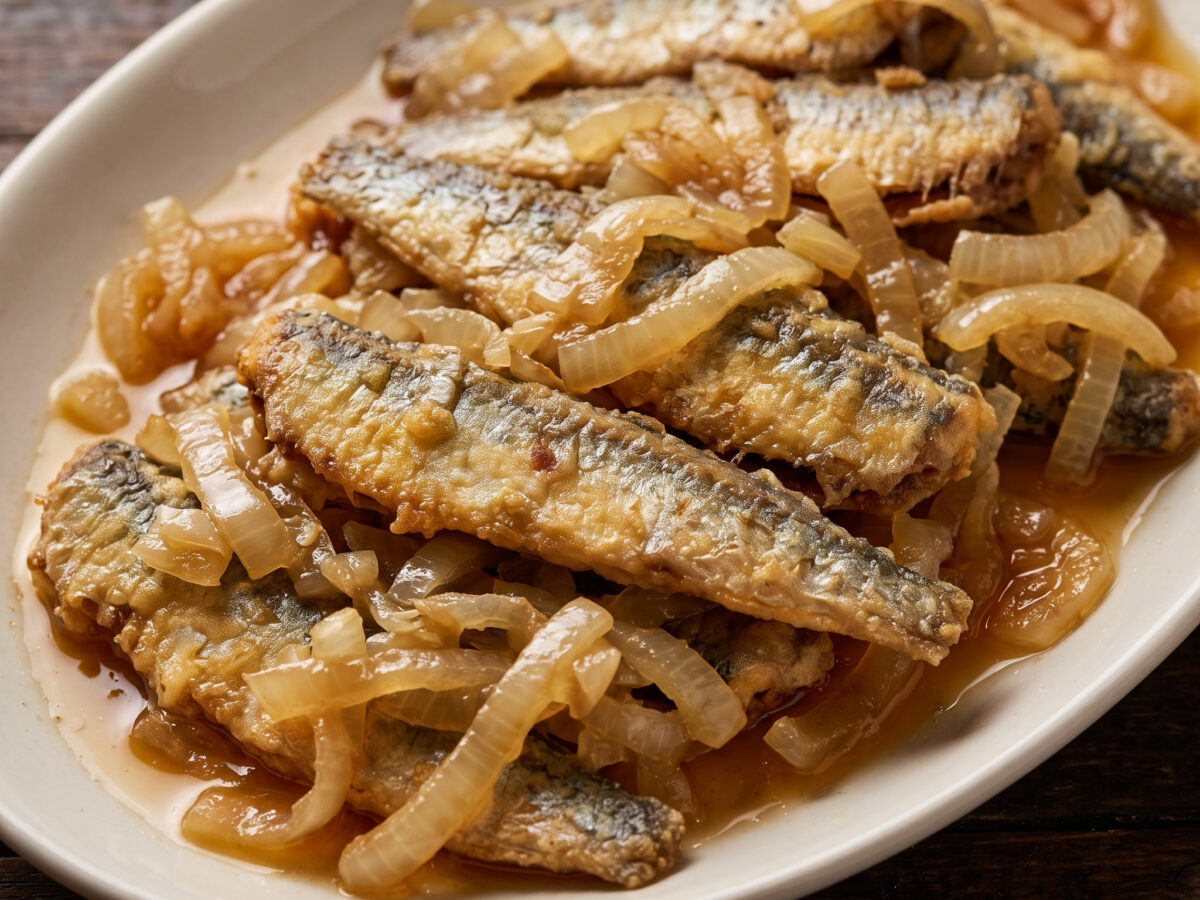 Sarde del Garda in saor