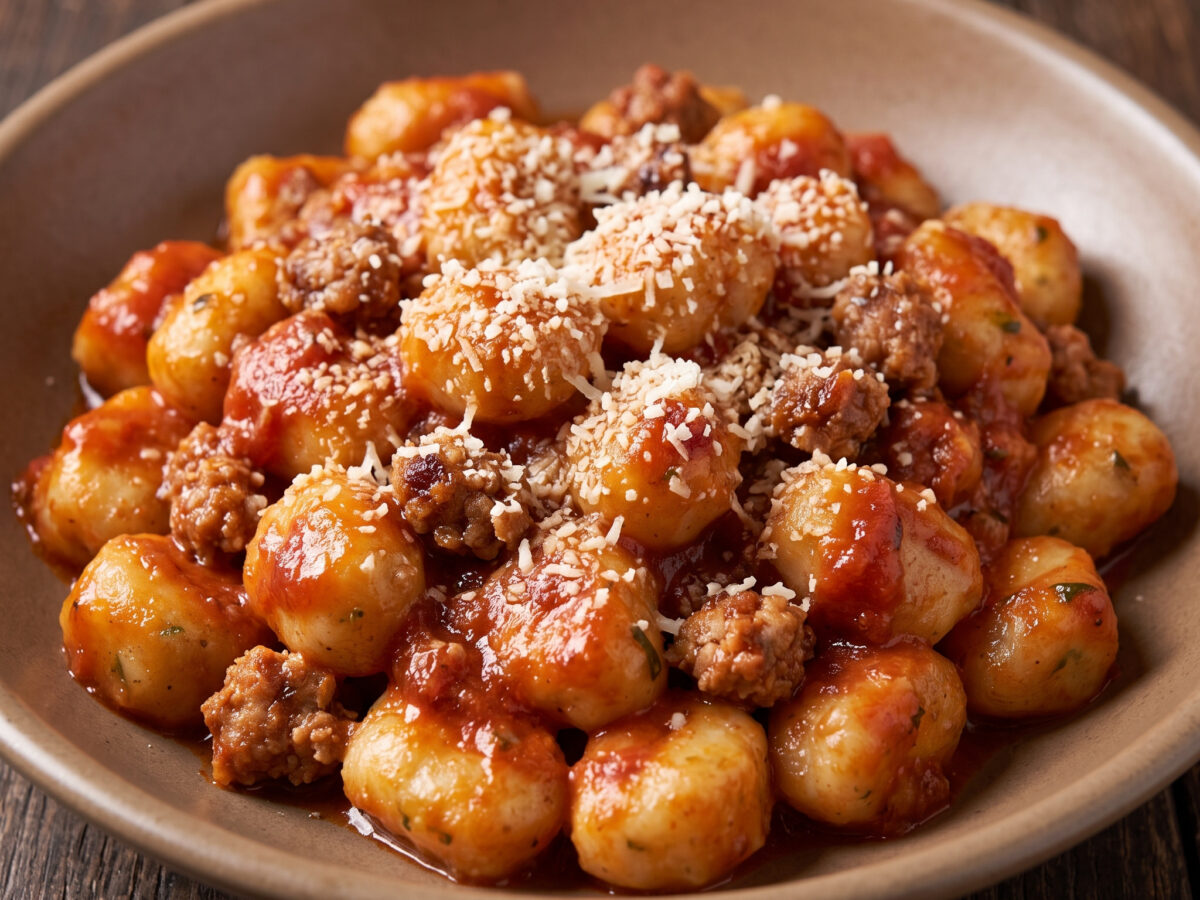 Sardische Gnocchi mit würzigem Sugo