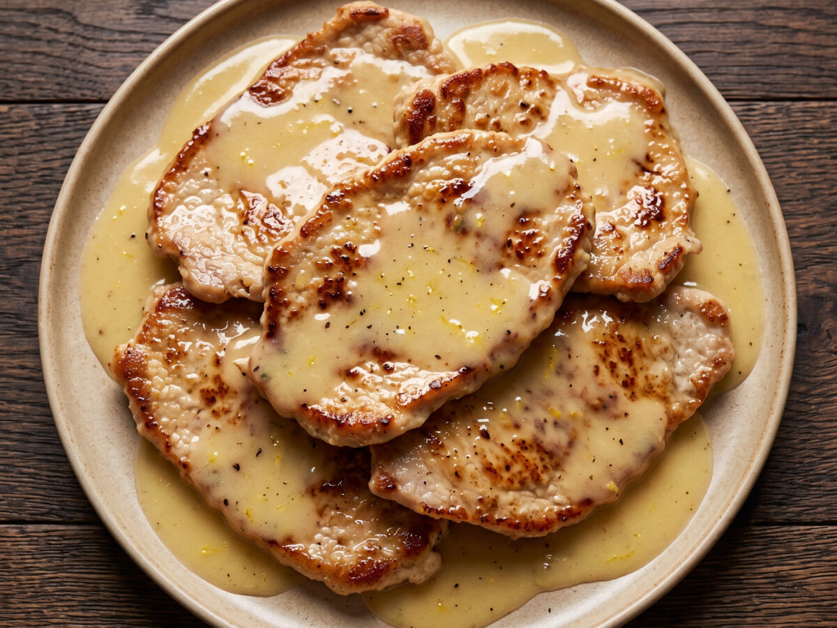 Scaloppine al limone – zartes Kalbfleisch mit Zitrone