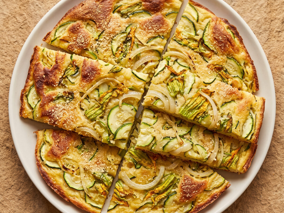 Scarpaccia camaiorese – knusprige Zucchini aus der Toskana