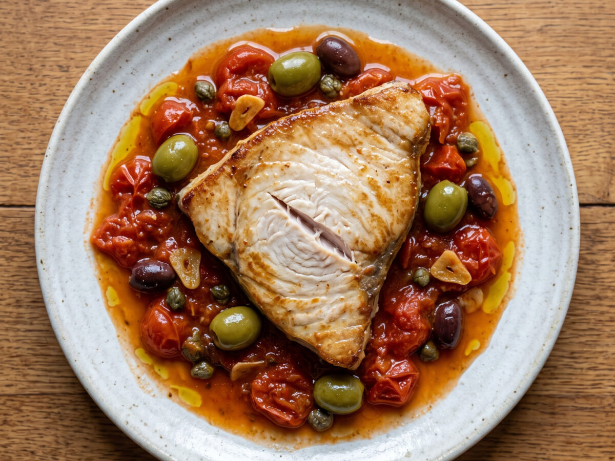 Schwertfisch mit sizilianischer Würzsauce
