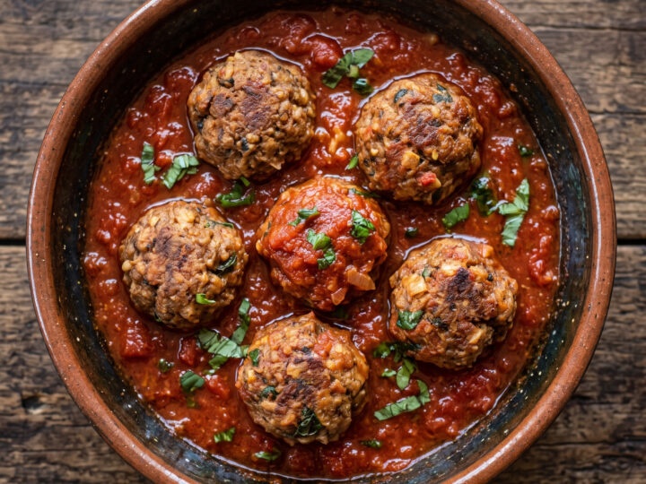 Sciuschelle al sugo aus Apulien