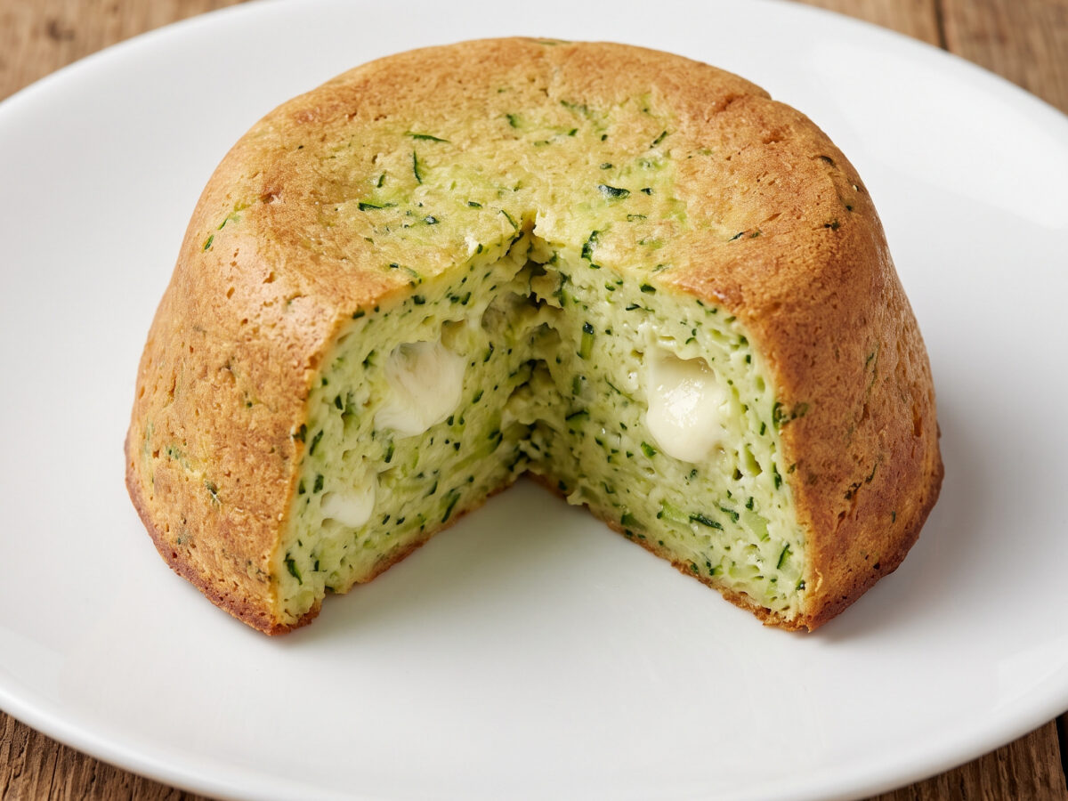 Sformato di zucchine mit Mozzarella di Bufala Campana