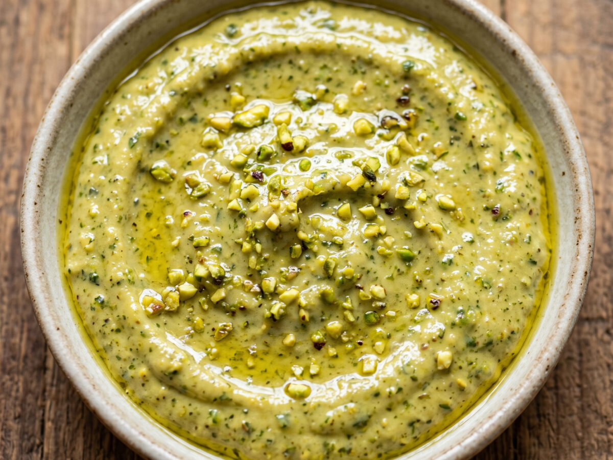 Sizilianisches Pesto mit Pistazien