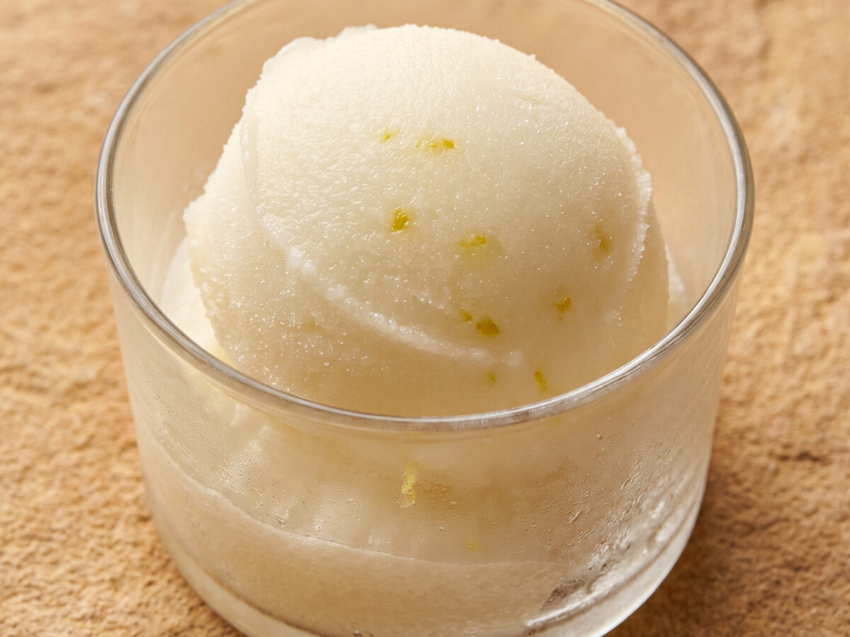 Sorbetto ai limoni di Sorrento