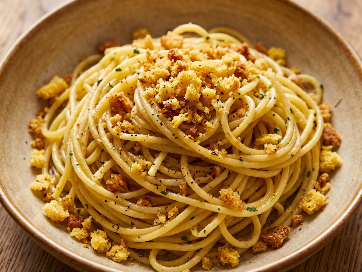 Spaghetti con la mollica aus Molise