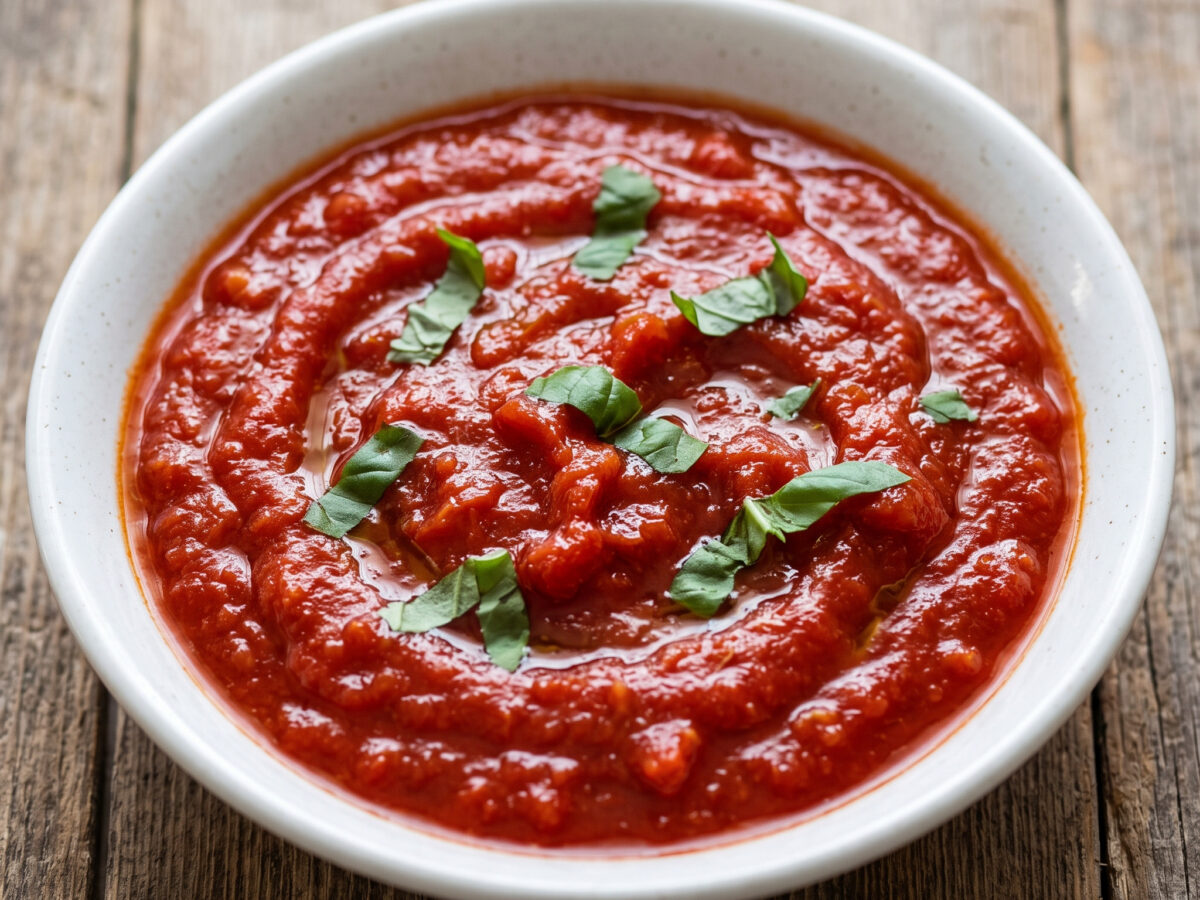 Sugo di pomodoro fresco al basilico