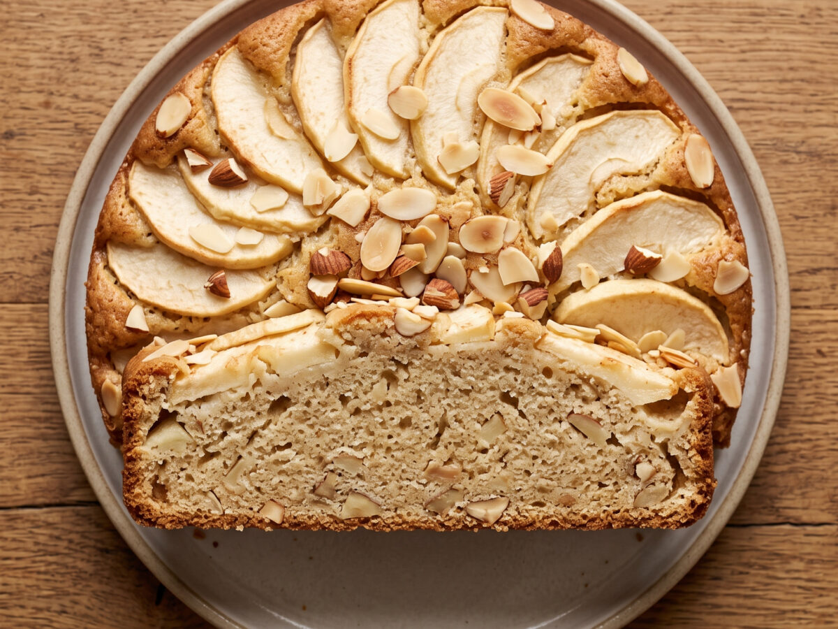 Torta di mele e mandorle
