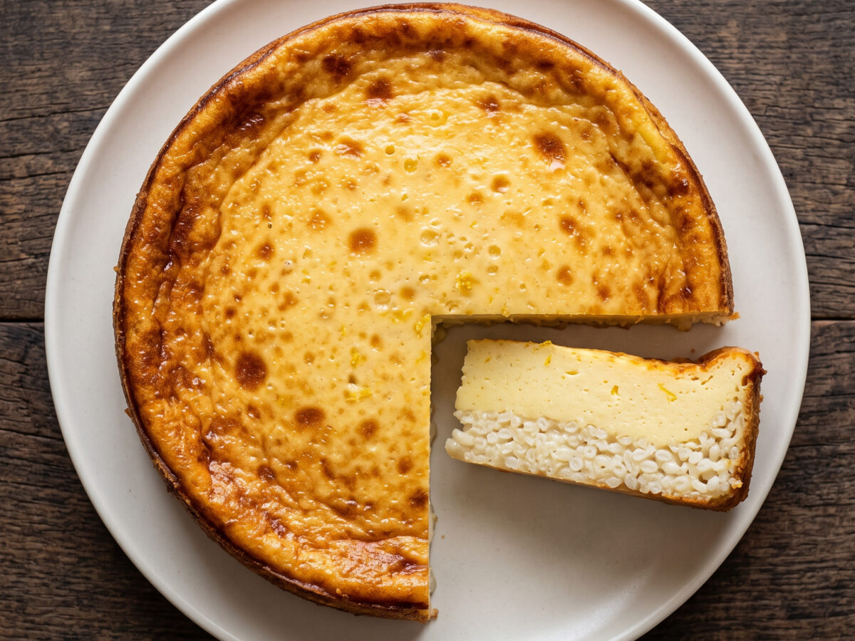 Torta di riso carrarina – Toskanischer Reiskuchen