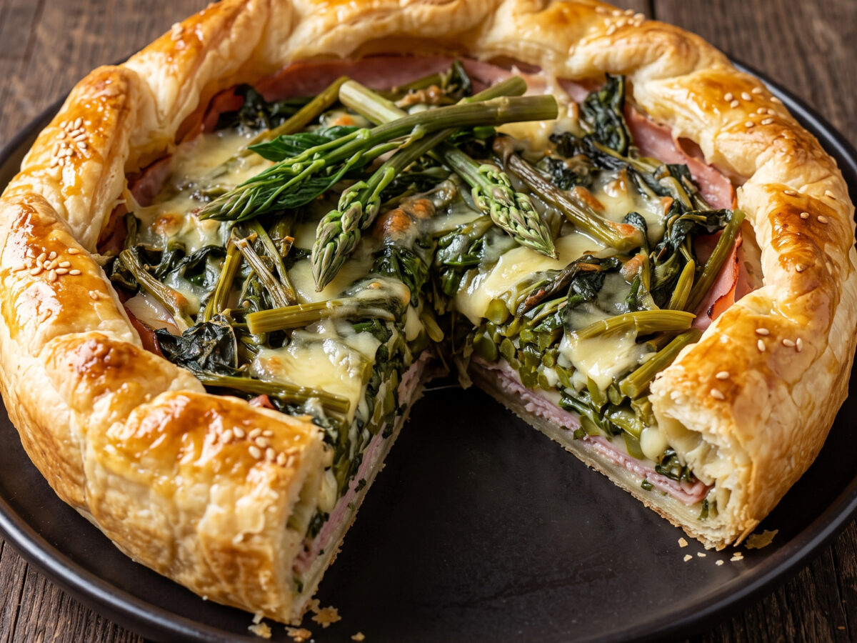 Torta salata con bruscandoli aus Venetien