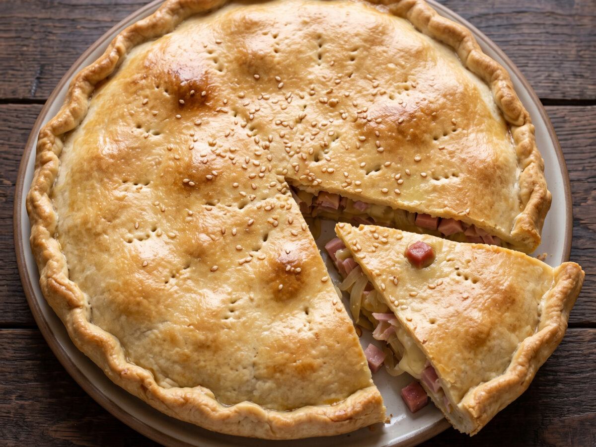 Torta salata valdostana: Fontina im Blätterteig