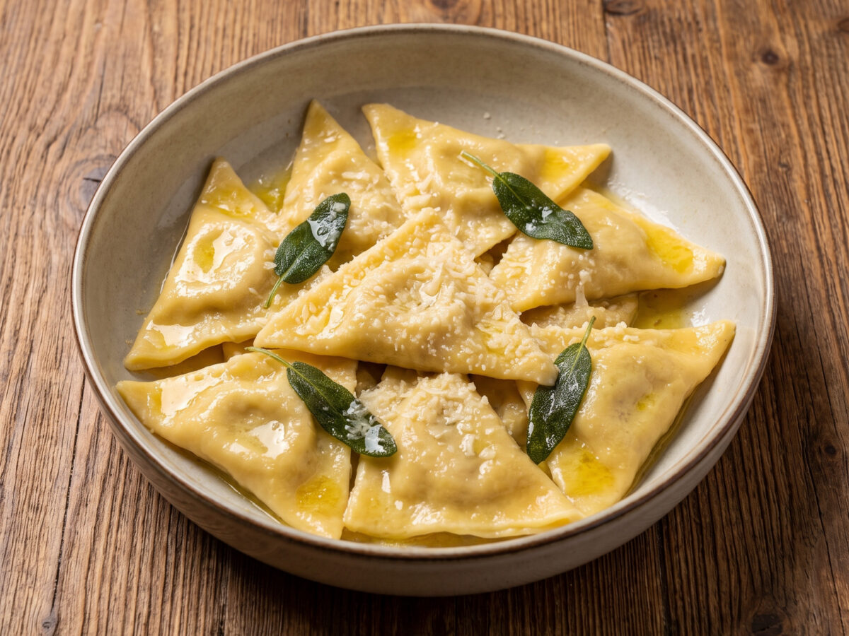 Tortelli di magro aus der Lombardei