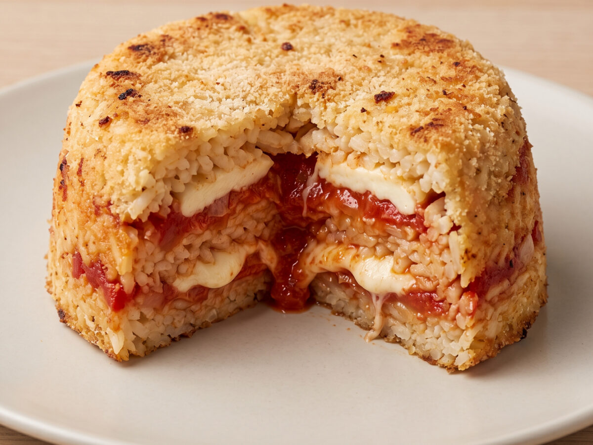 Tortino di riso alla napoletana: kampanischer Ofenreis
