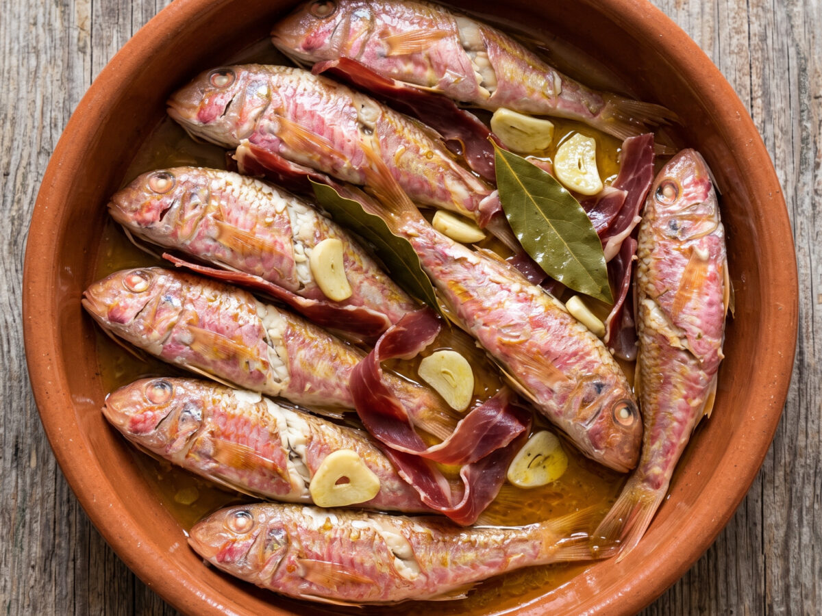 Rotbarbe trifft Prosciutto crudo