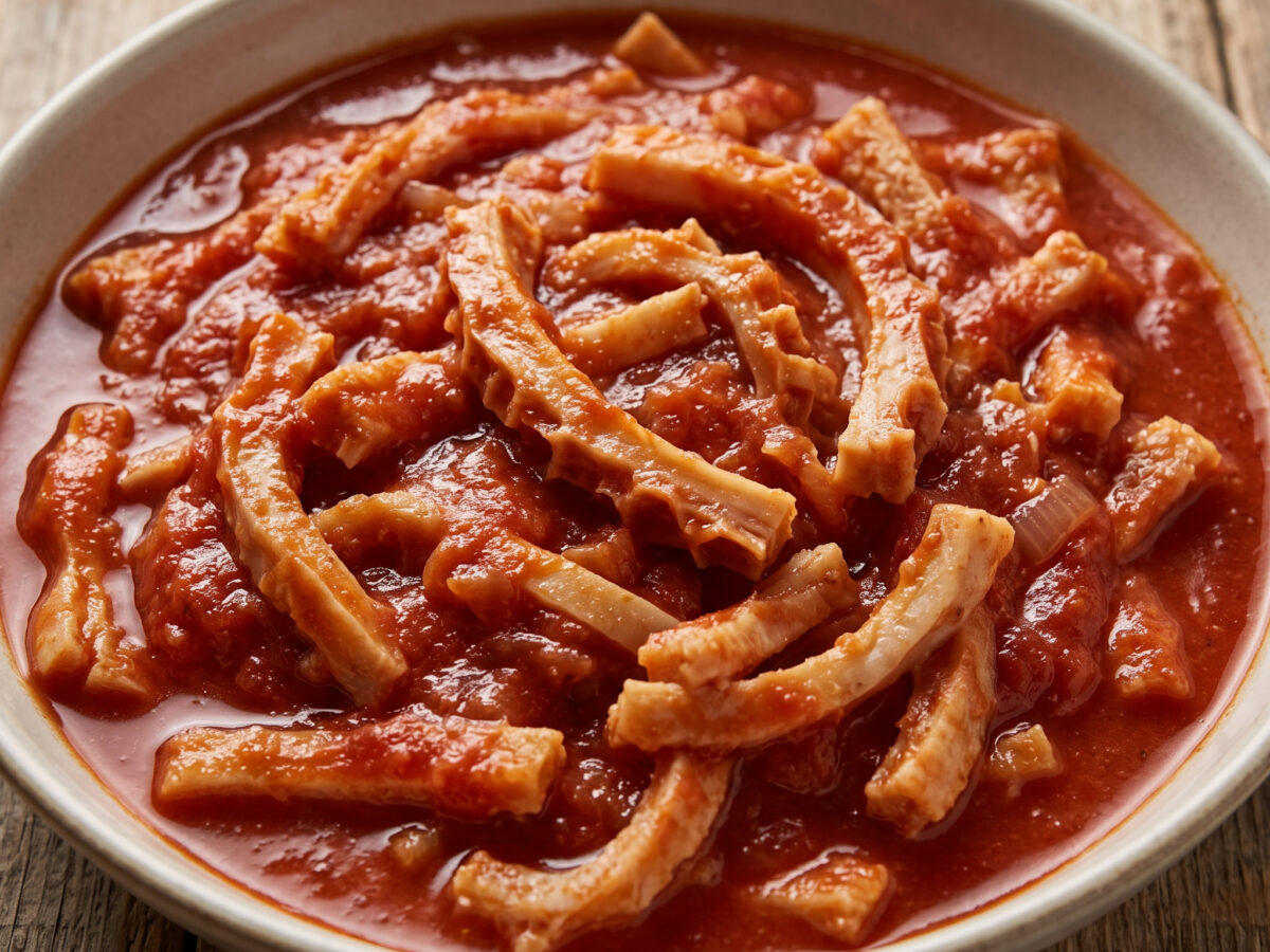 Trippa alla napoletana con pomodoro