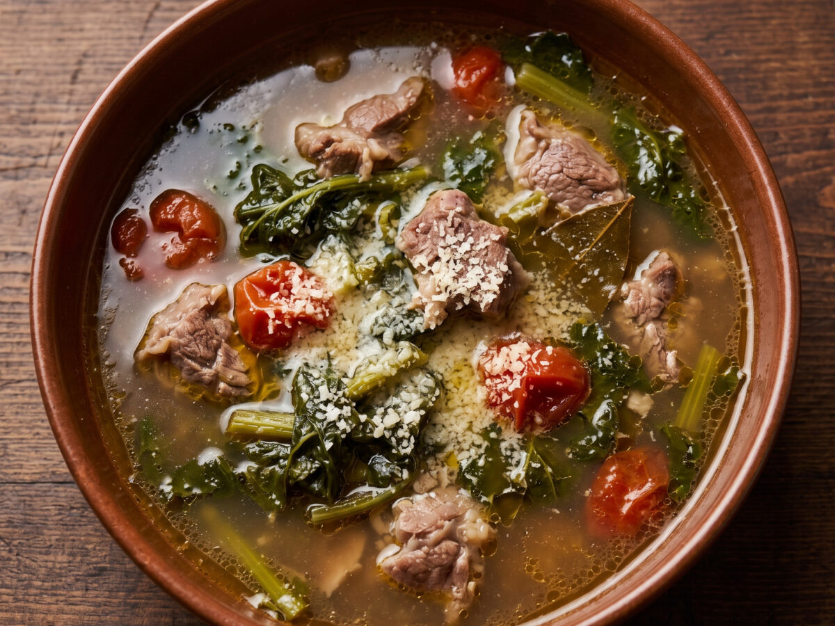 U cutturìdd – Lammeintopf mit Cime di rapa