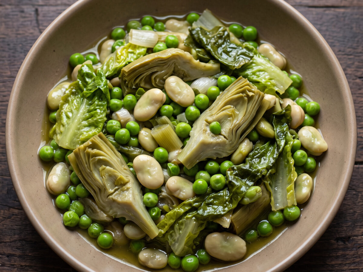 Vignarola alla romana: Frühlingsgemüse aus dem Latium