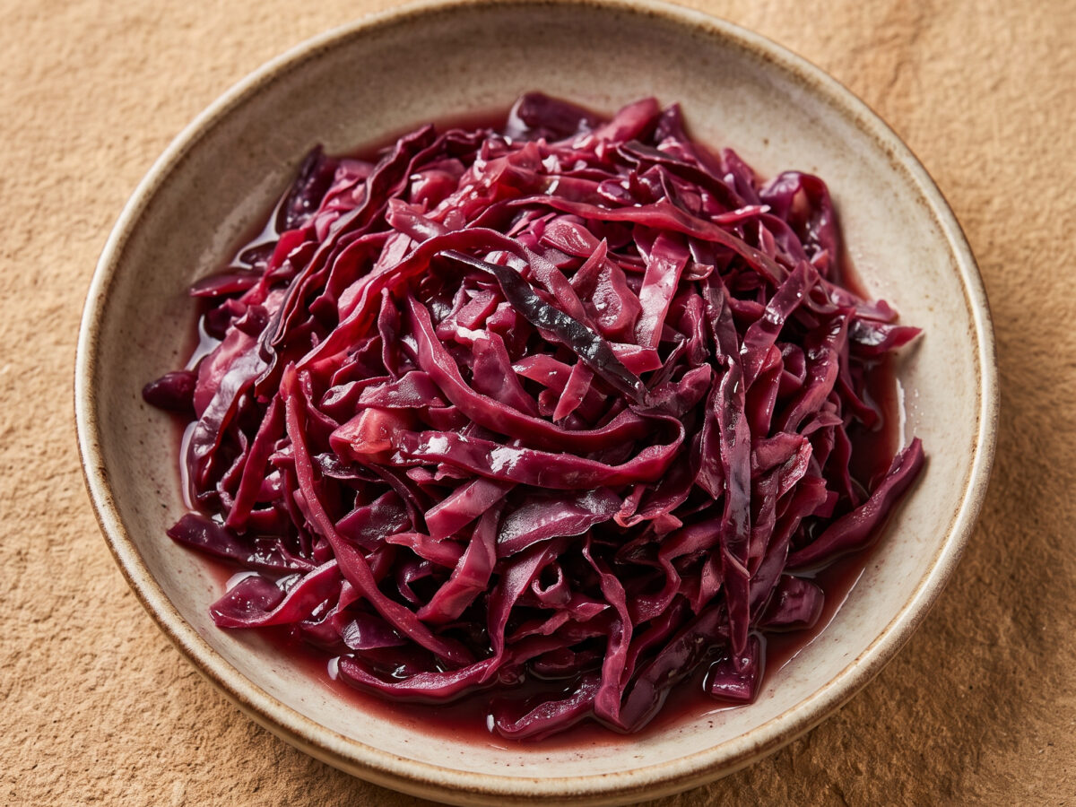 Würziger Rotkohl mit Rotwein