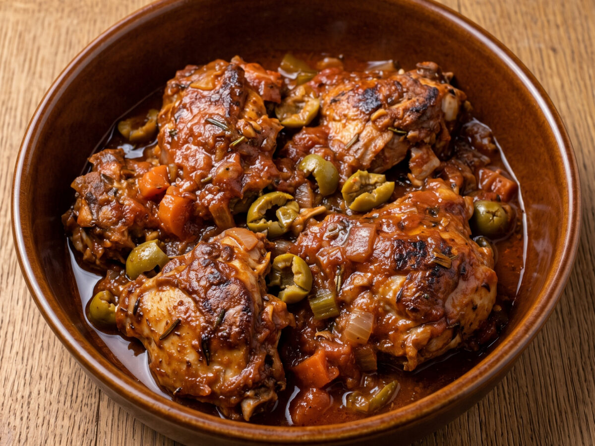 Würziges Kaninchen aus Kalabrien