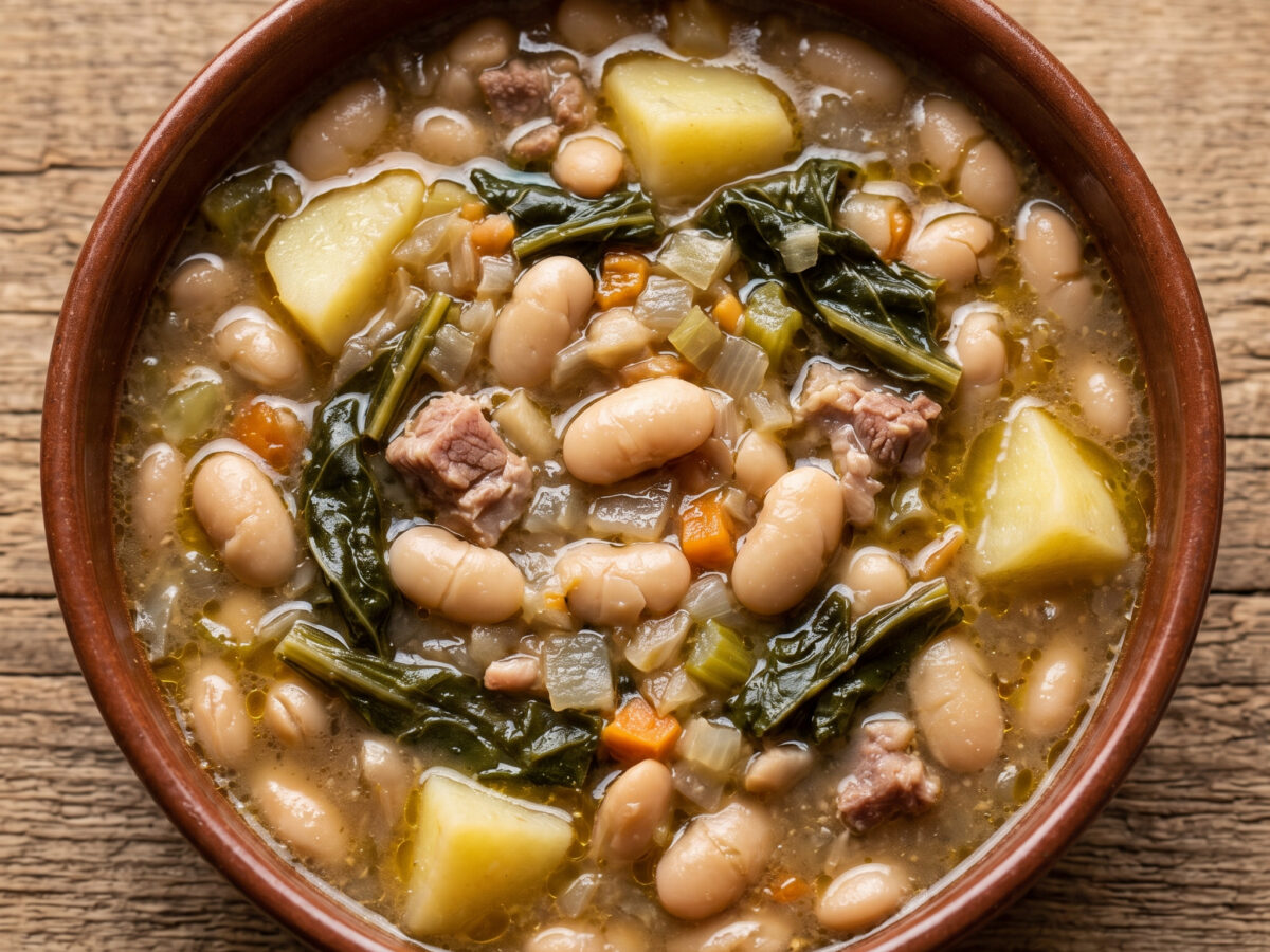 Zemin di fagioli: Liguriens kräftiger Bohneneintopf