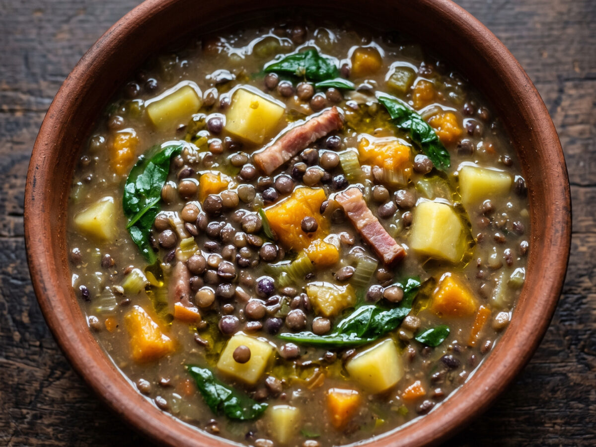 Zuppa di lenticchie aus Santo Stefano di Sessanio
