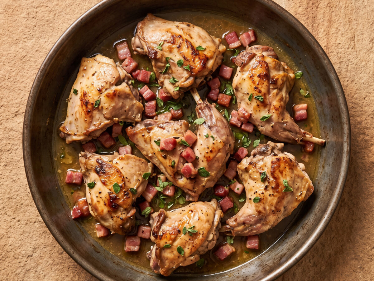Coniglio alla romana: Kaninchen aus Latium