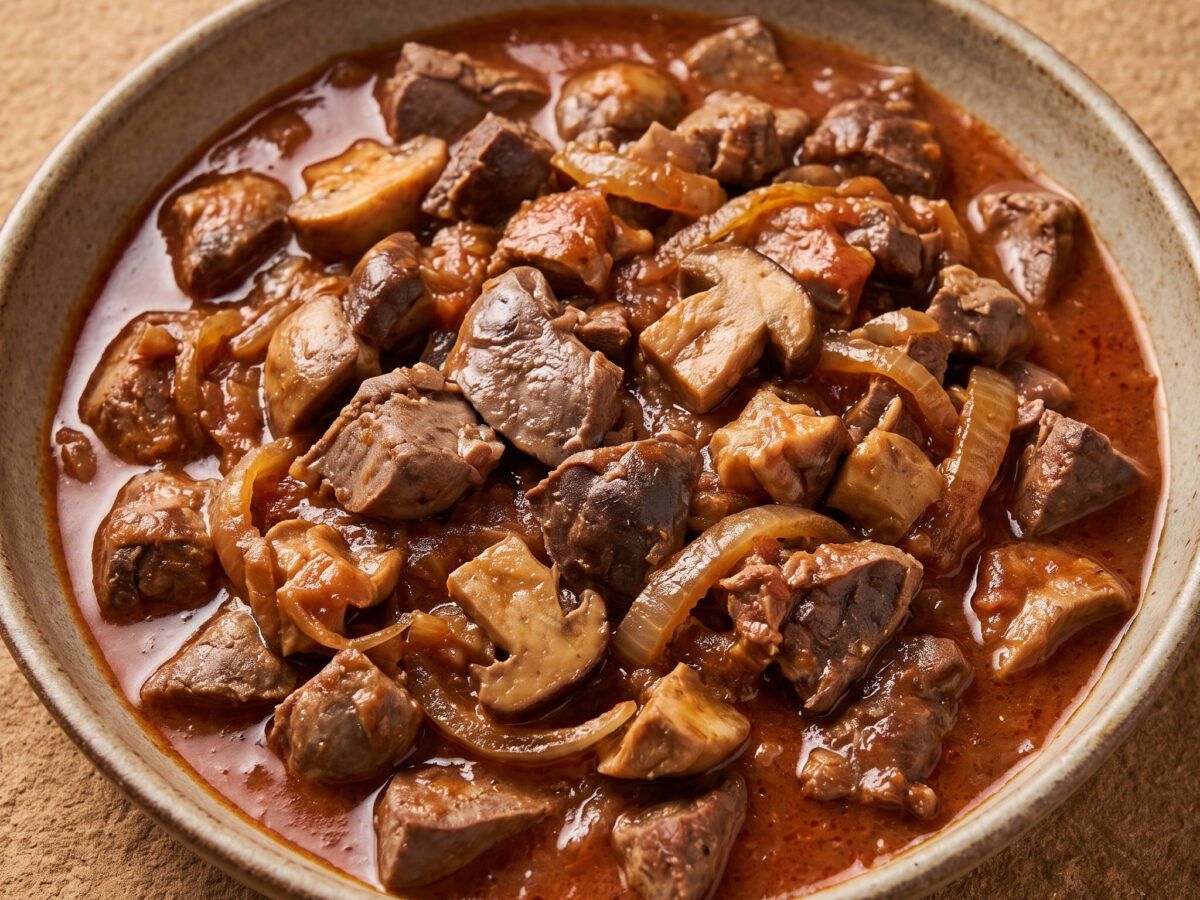 Coratella ai funghi: Innereien mit Steinpilzen