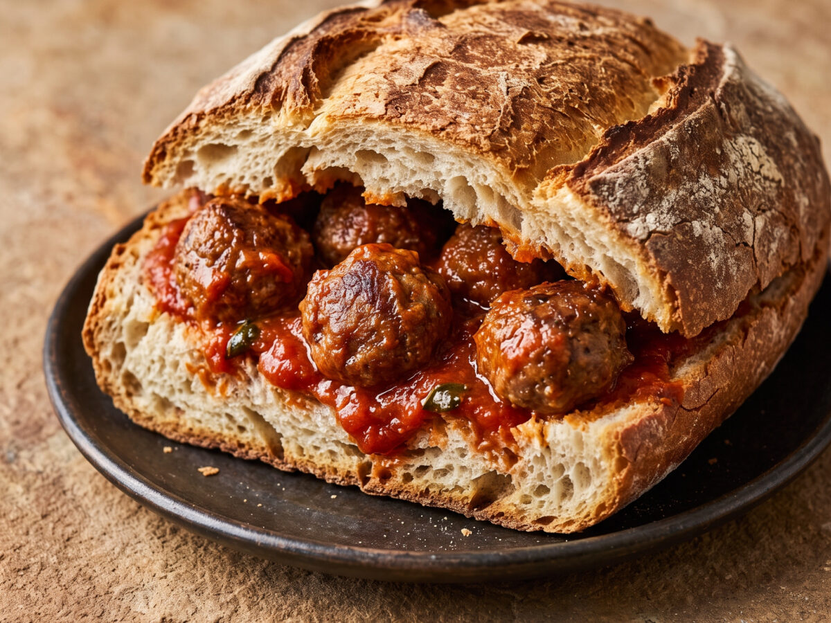 Cuzzetiello con polpette aus Kampanien