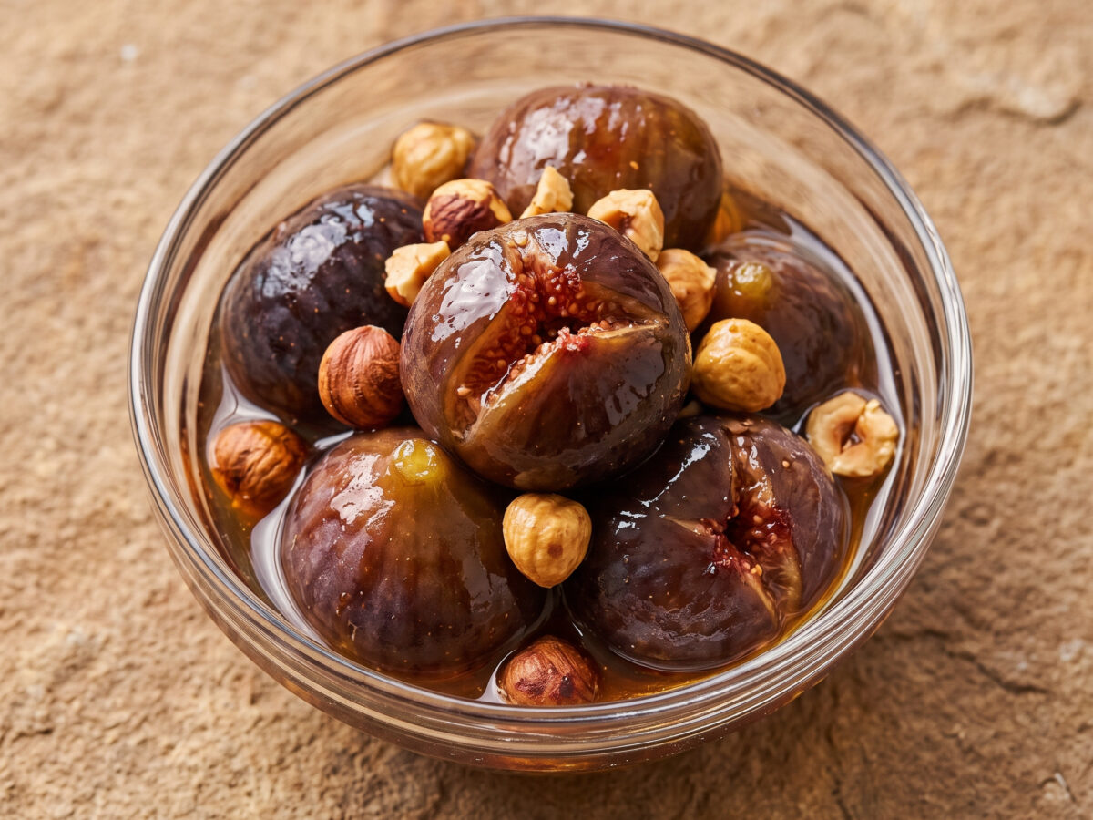 Fichi sciroppati con nocciole aus dem Lazio