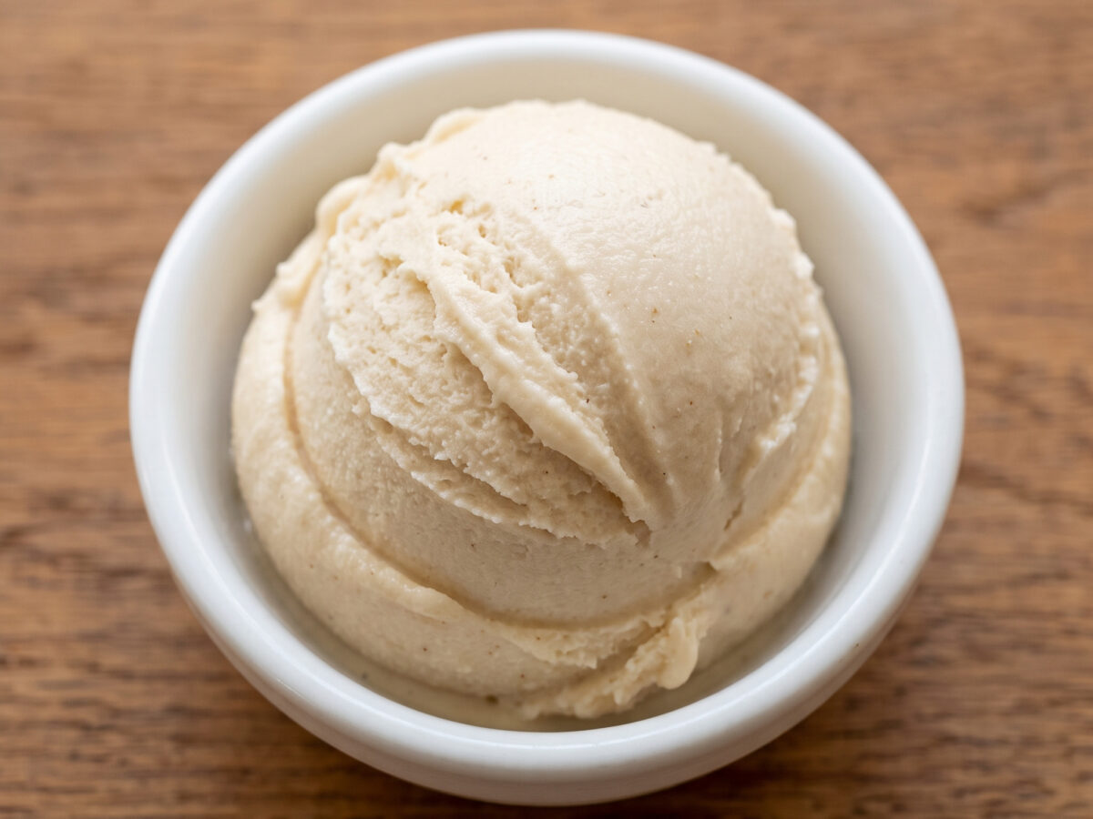 Nussig-cremiges Gelato aus Apulien