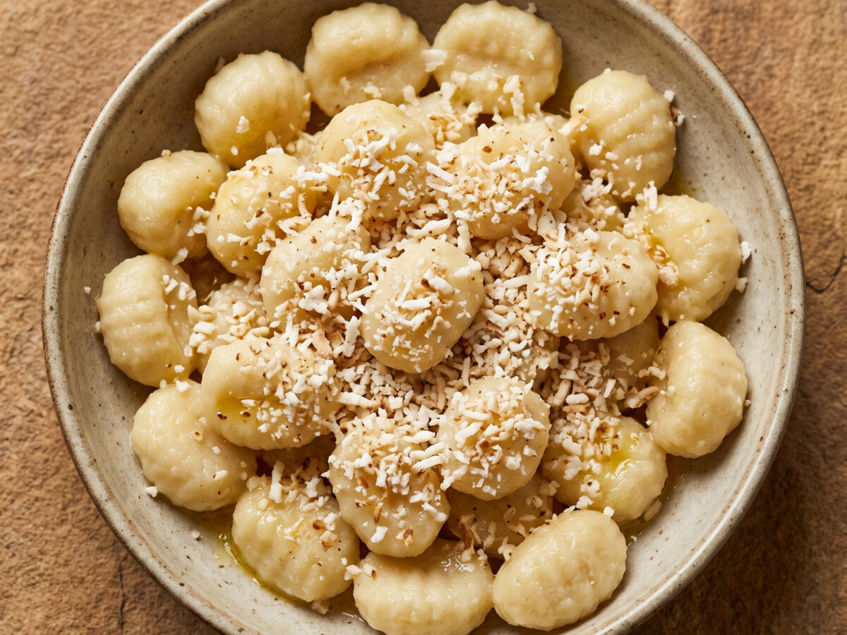 Gnocchi alla Carnica mit rauchiger Ricotta