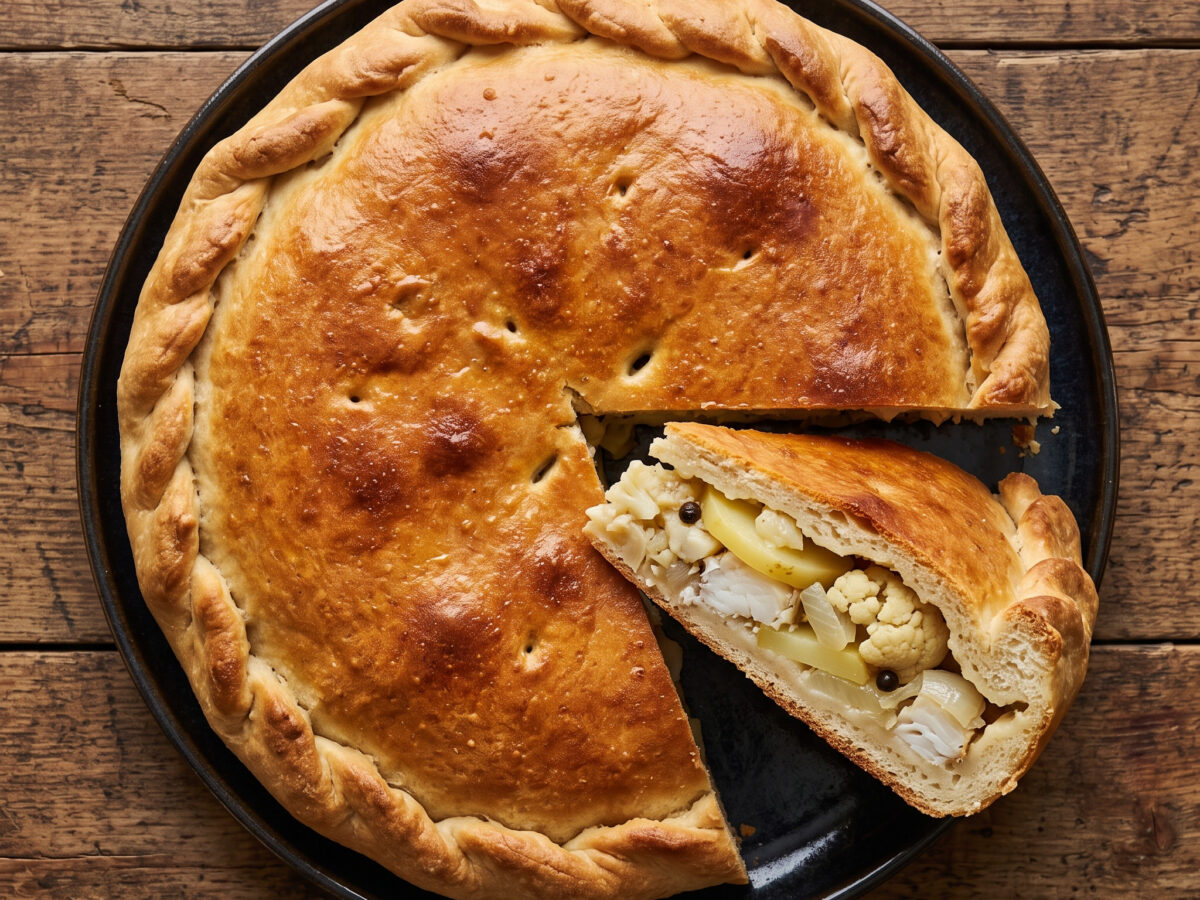 Impanata di baccalà siracusana: Siziliens gefüllte Focaccia