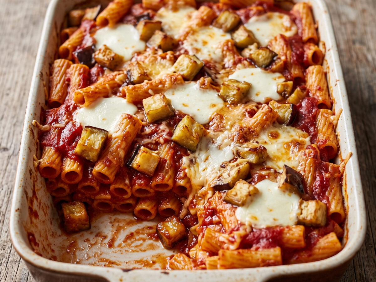Pasta alla siciliana al forno