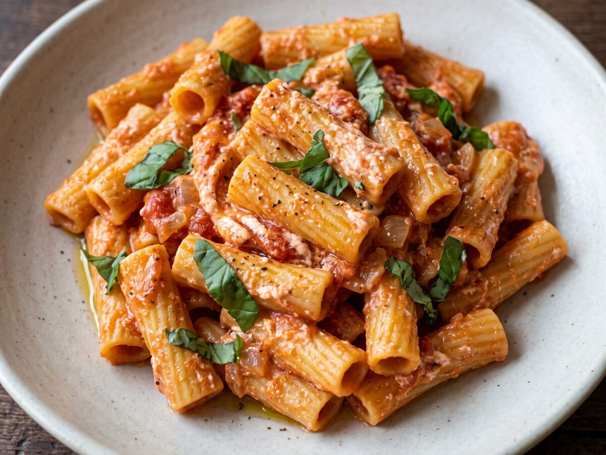 Pasta con ricotta e pomodoro: cremig und unkompliziert