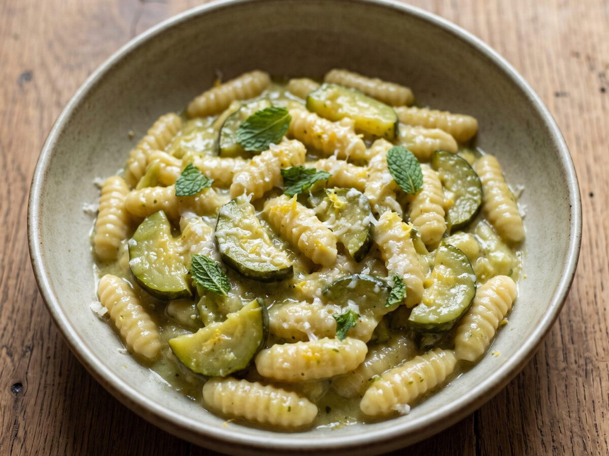 Pasta con zucchine mit Cavatelli – Molise
