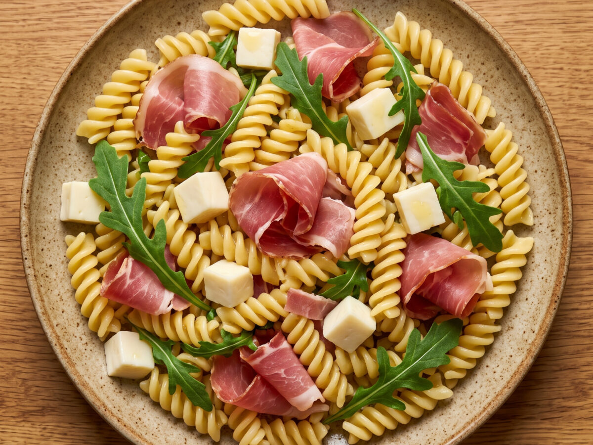 Pasta fredda mit Culatello di Zibello