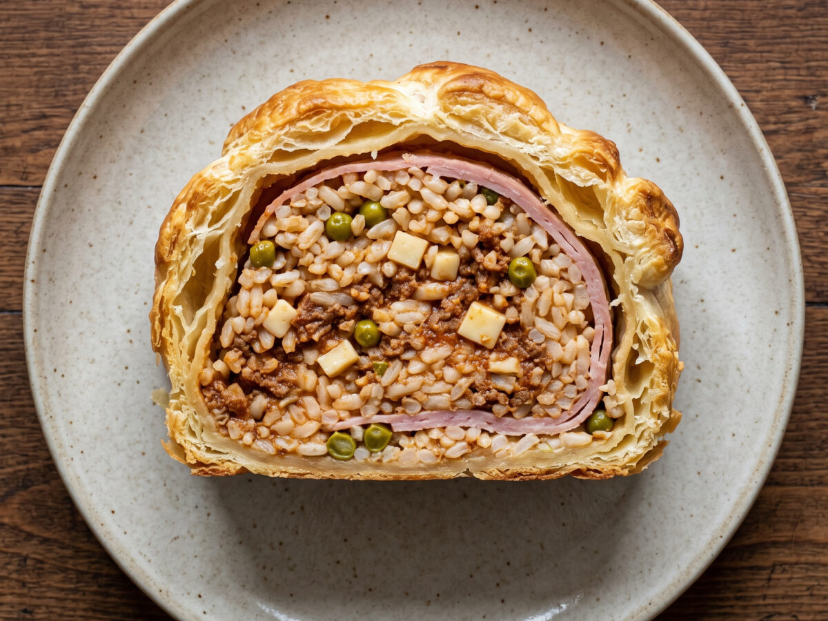 Paté di riso al ragù: Cataneser Reisgebäck aus dem Ofen